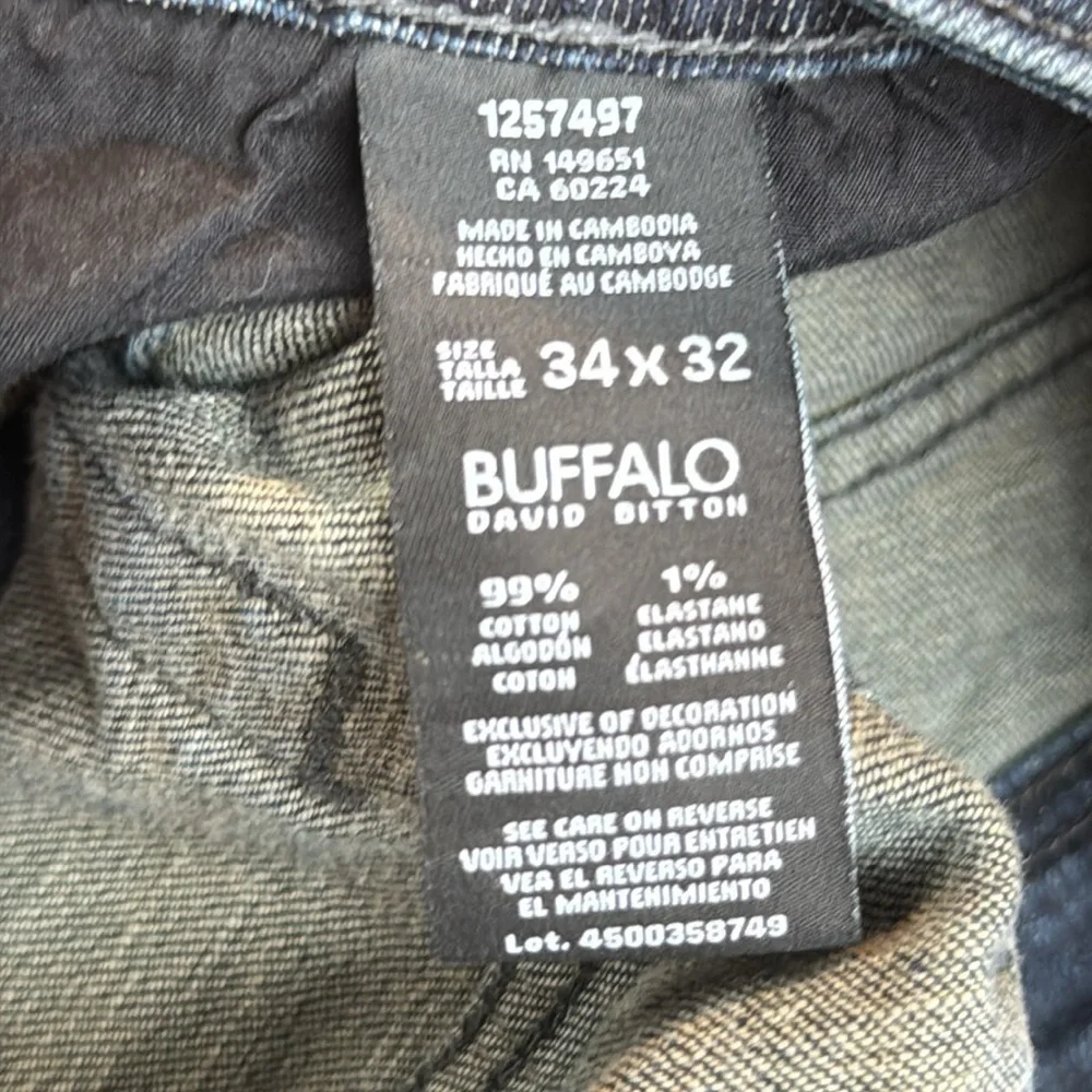 Buffalo Mens Jeans Jackson-x Straight Stretch extensible